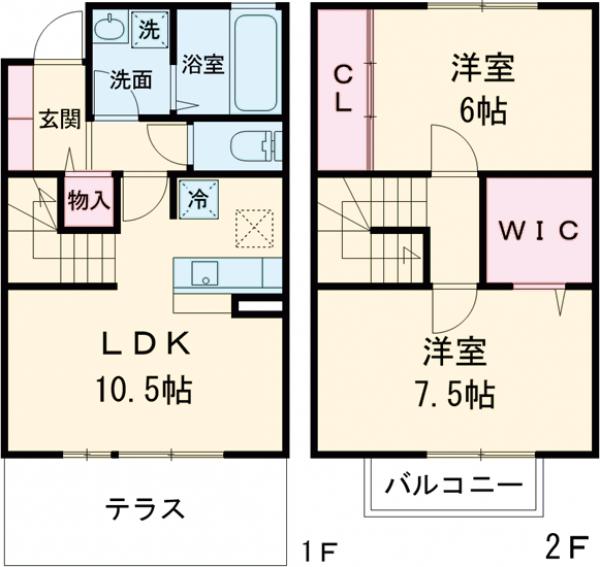 シャン・ド・フルールの間取り
