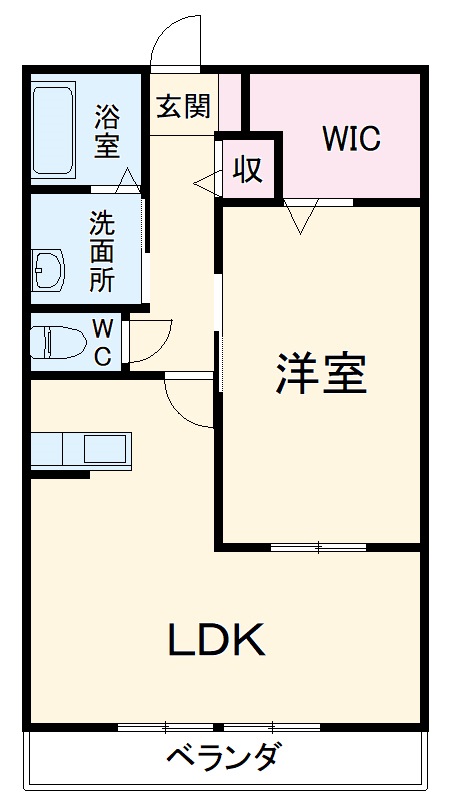 クリザンテームの間取り