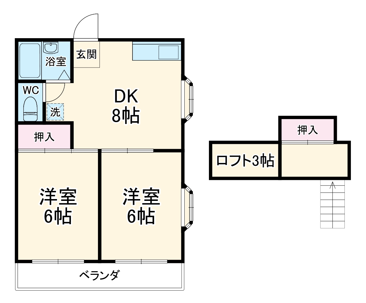グレースハイツⅡの間取り