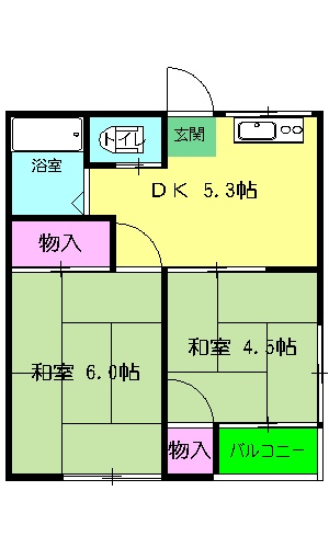 第2渋谷ハイツの間取り