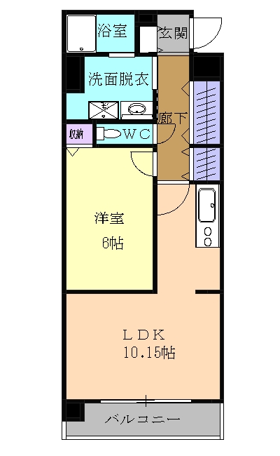 オレンジスクエアの間取り