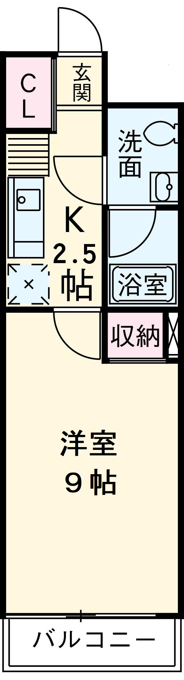 スクエア名駅南の間取り