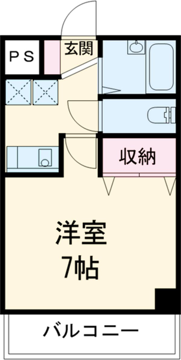 ラ・ヴィ・エゼの間取り