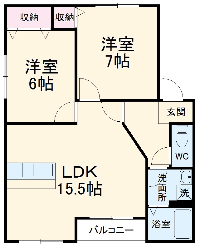 フレシールⅡの間取り