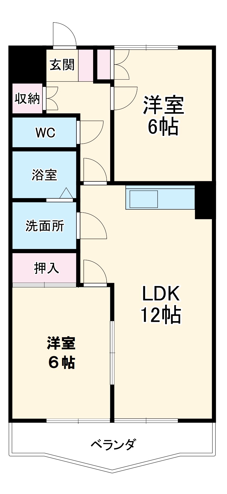 プレステイジ清水の間取り