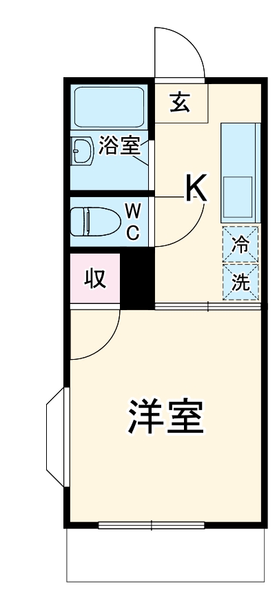 プチメゾン新宮の間取り