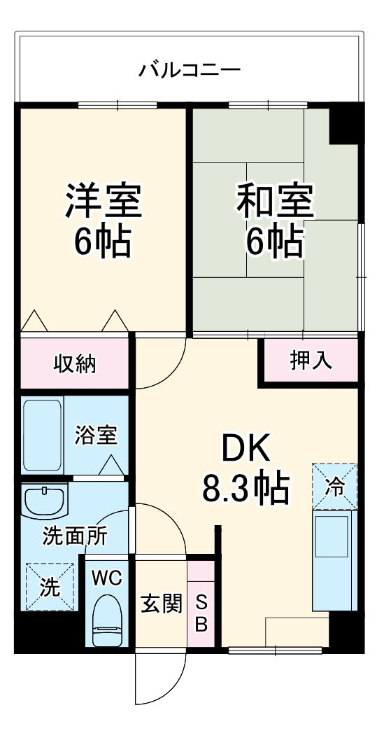 コンフォール原木の間取り