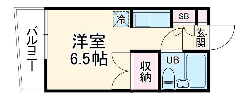 メゾン・ド・スクワールの間取り