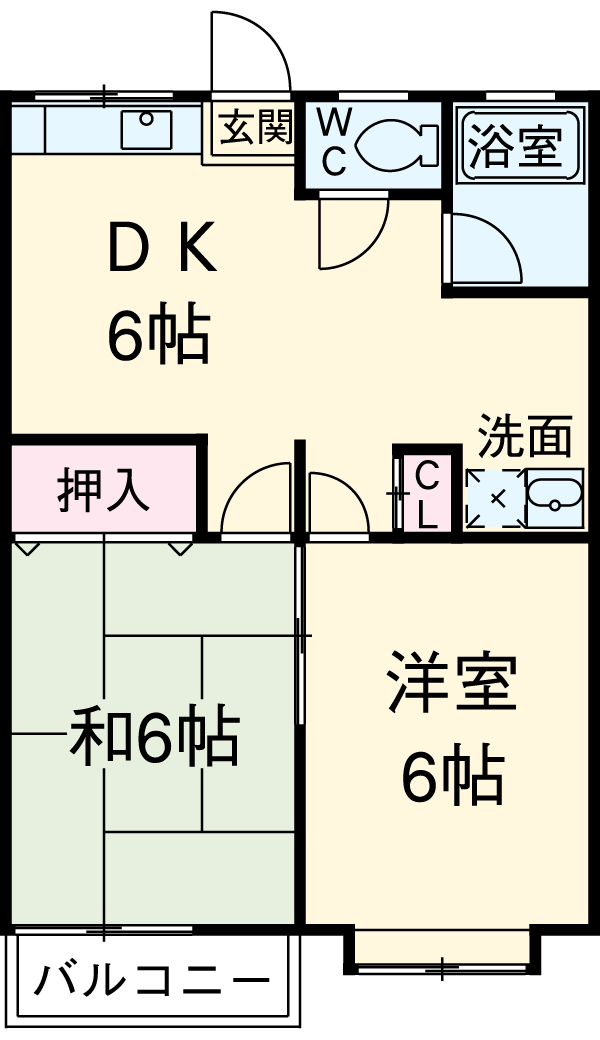 メゾン柊Ⅱの間取り