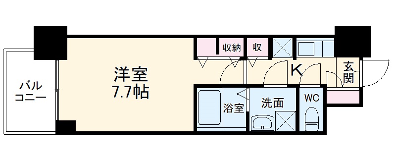 Ｌａ　Ｄｏｕｃｅｕｒ黒川の間取り