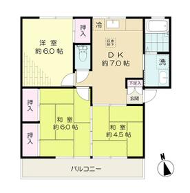 田中ハイツの間取り