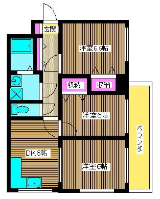 行徳イーストマンションの間取り