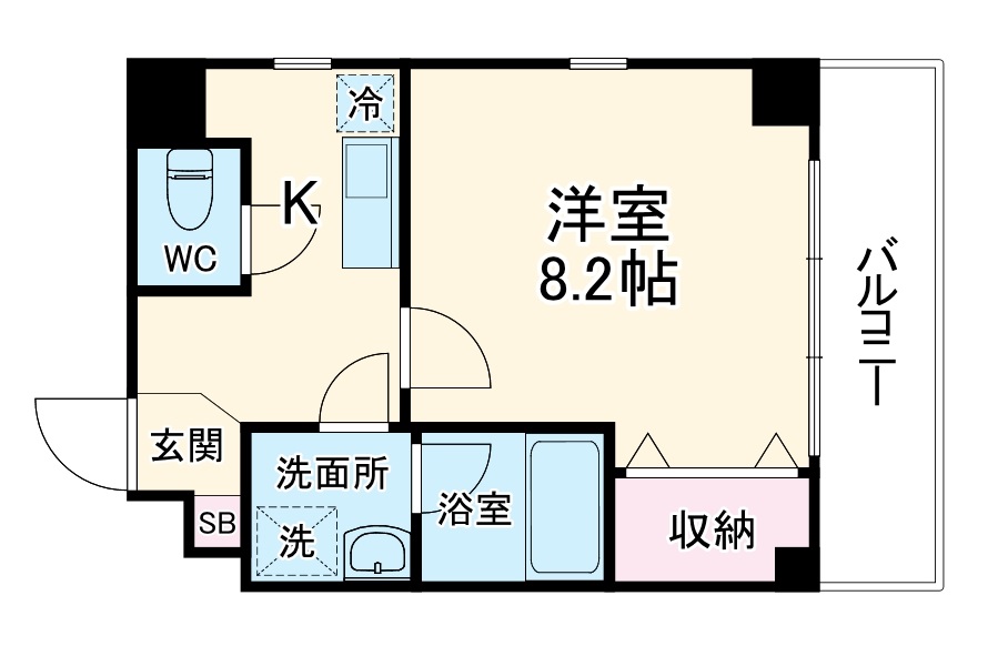 カーサ千種Ｂの間取り