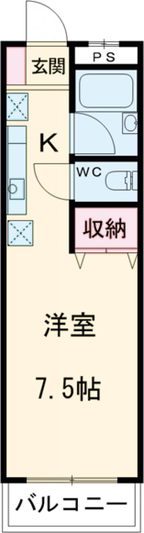 ドミトリー浅川の間取り