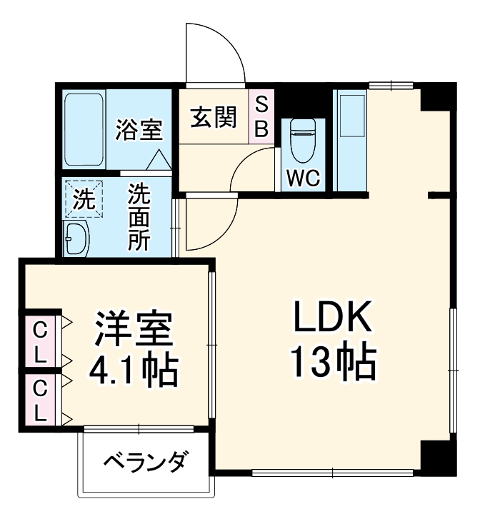 ヴィレッタ大久手の間取り