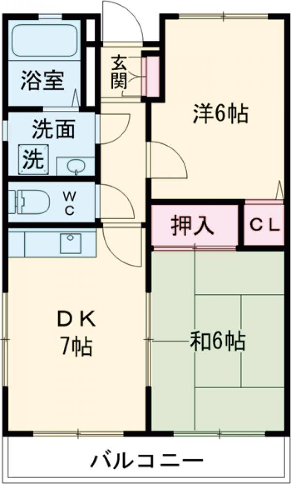 メゾンシャローⅠの間取り