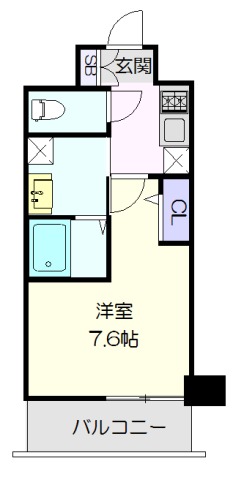 パルティール新栄の間取り