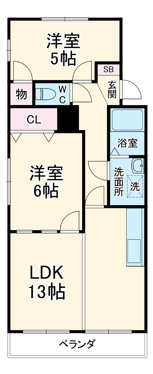 メゾンドタミーの間取り