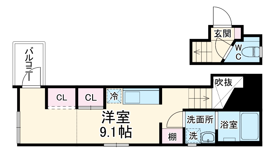 Ｌｕｃｉａ　Ｈｉｌｌｓ名駅北の間取り