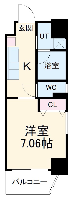 アールズタワー池下西の間取り