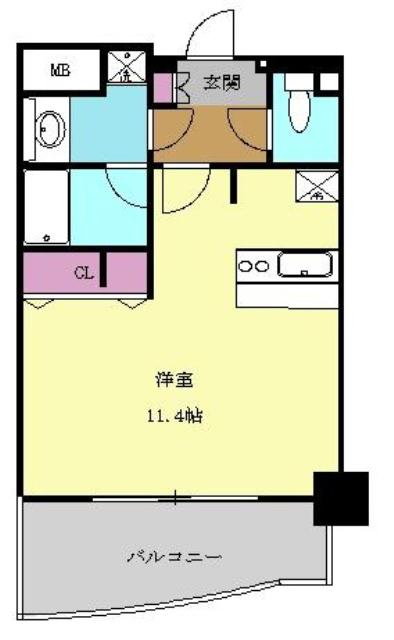 プレサンス泉アーバンゲートの間取り