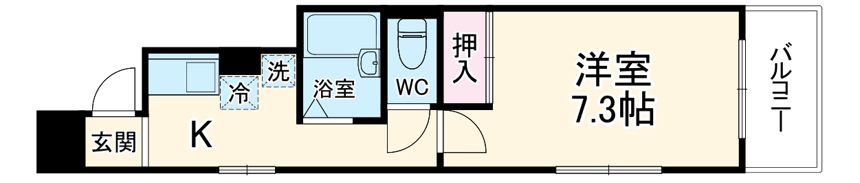シェルコート金山の間取り