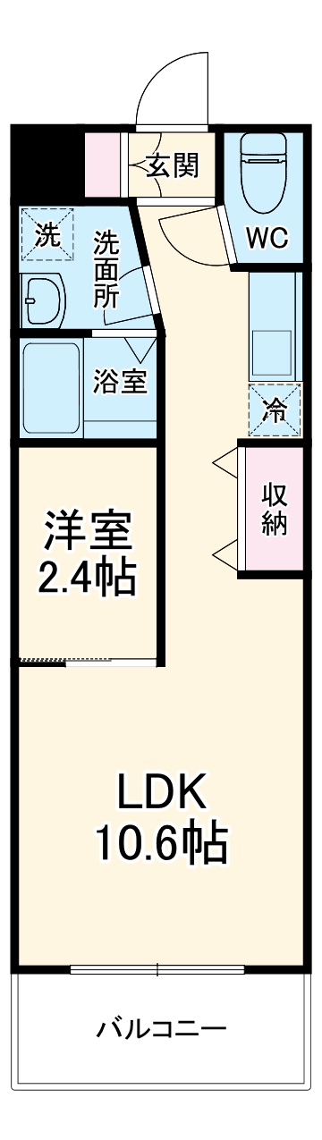 セントフィオーレ上名古屋の間取り