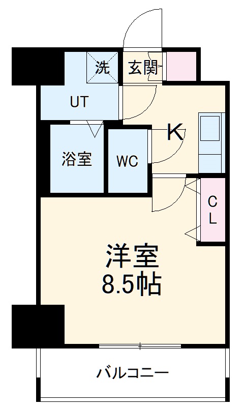 レジデンシア泉Ⅰの間取り