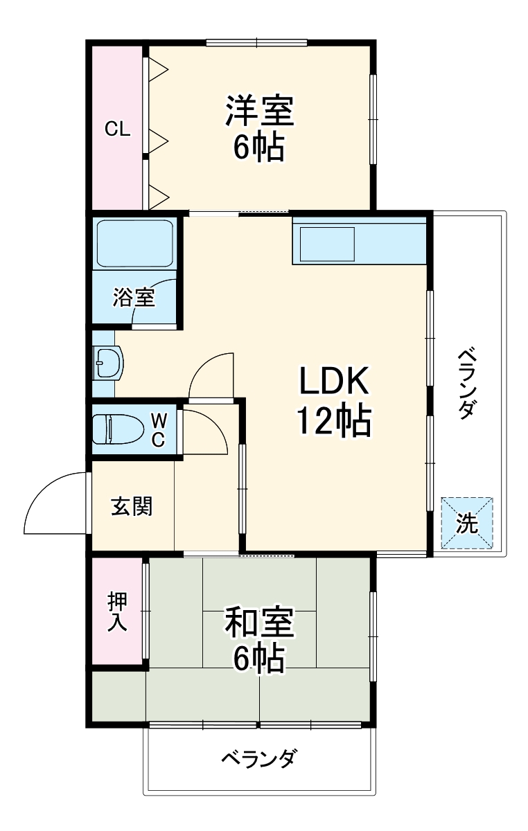 コーポ本山の間取り
