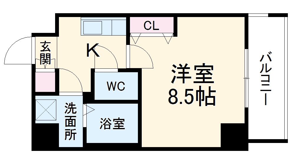 レジデンシア泉Ⅰの間取り