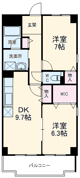 ウィルあじまの間取り