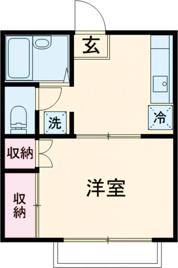 泉ハイツの間取り