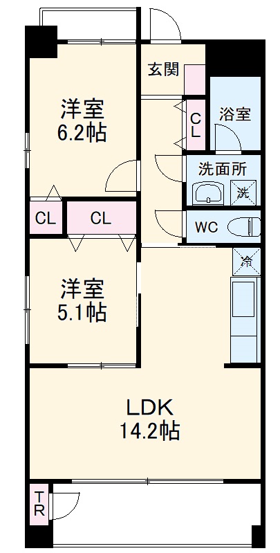 セレスティンの間取り