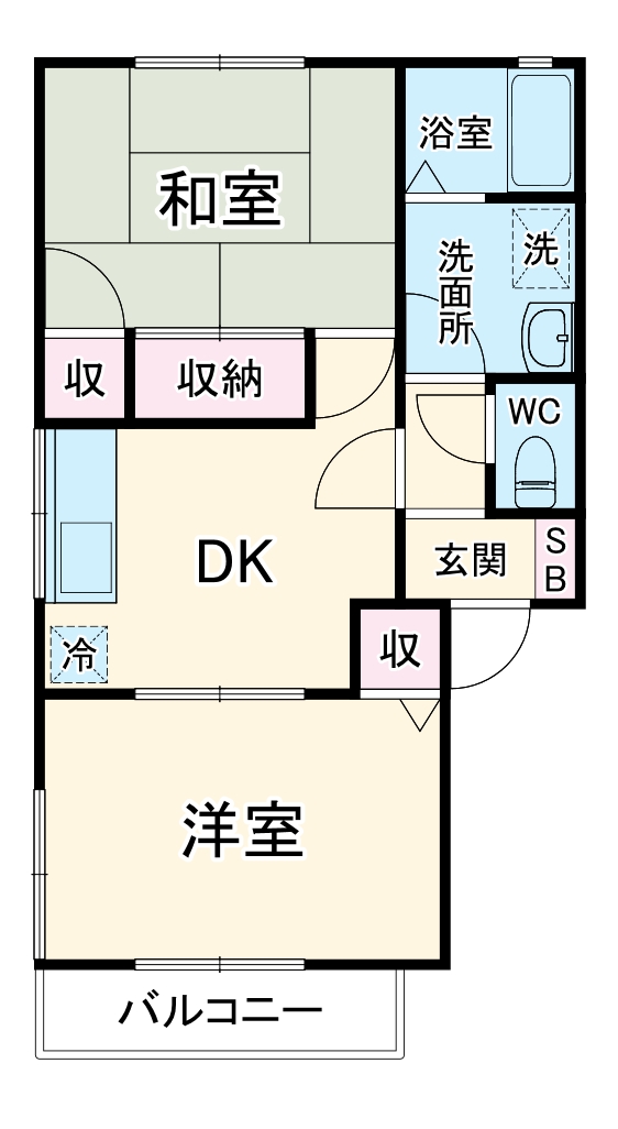 サニーハウスの間取り