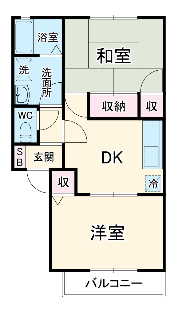サニーハウスの間取り