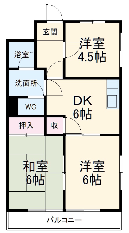スカイハイムの間取り