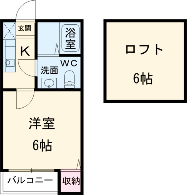 ルーエ 1番館の間取り