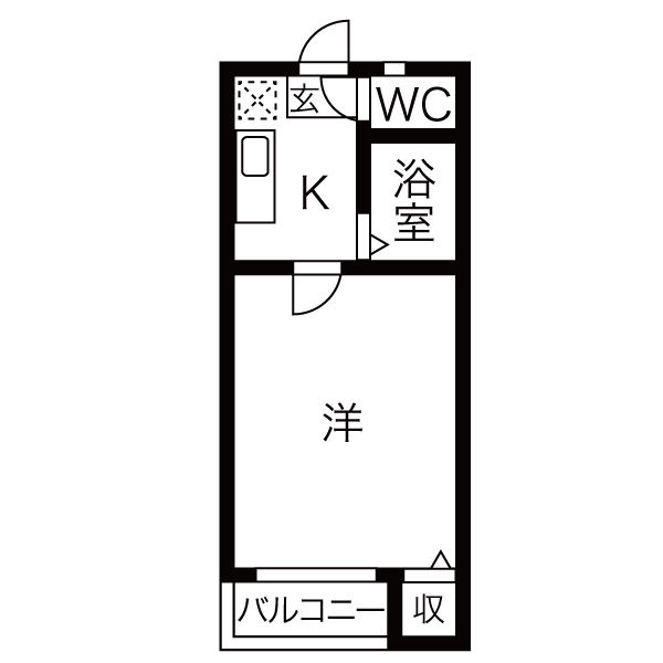オークヴィラ黒川の間取り