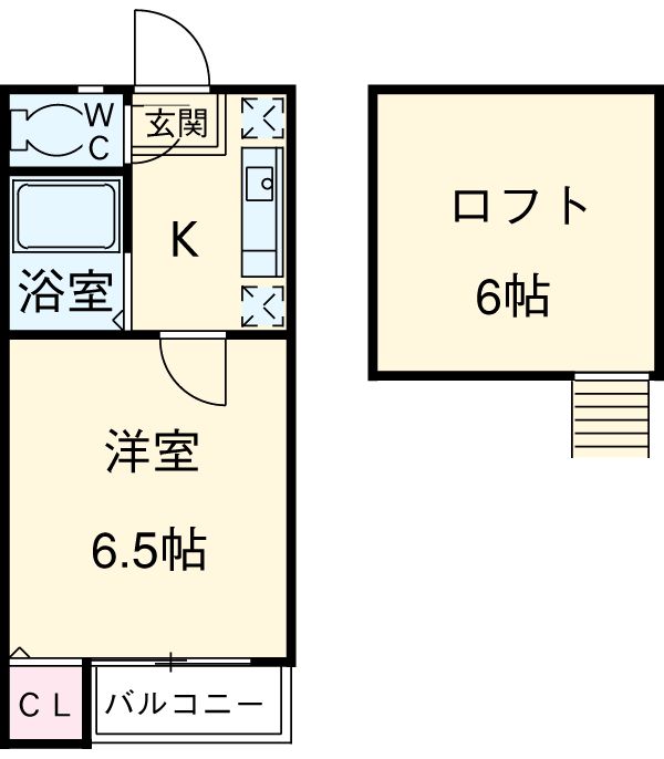 オークヴィラ黒川の間取り