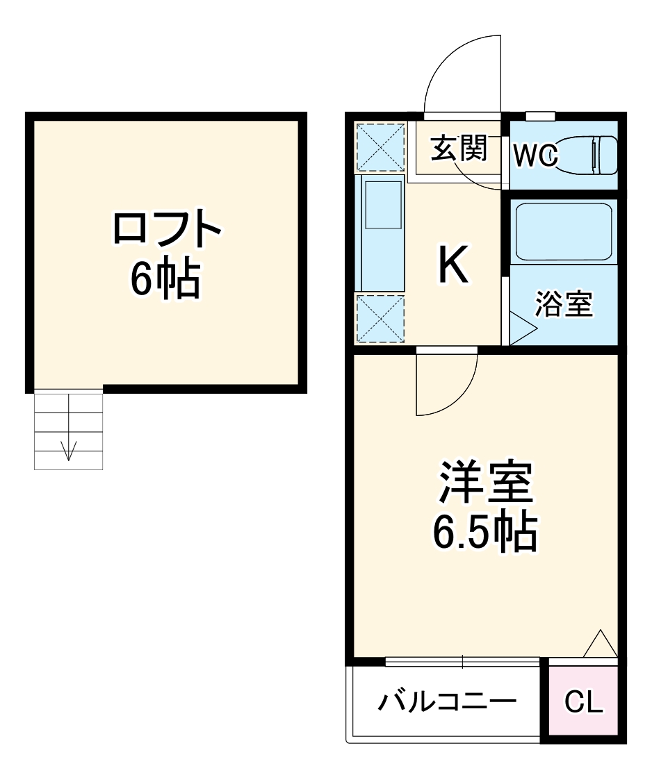 オークヴィラ黒川の間取り