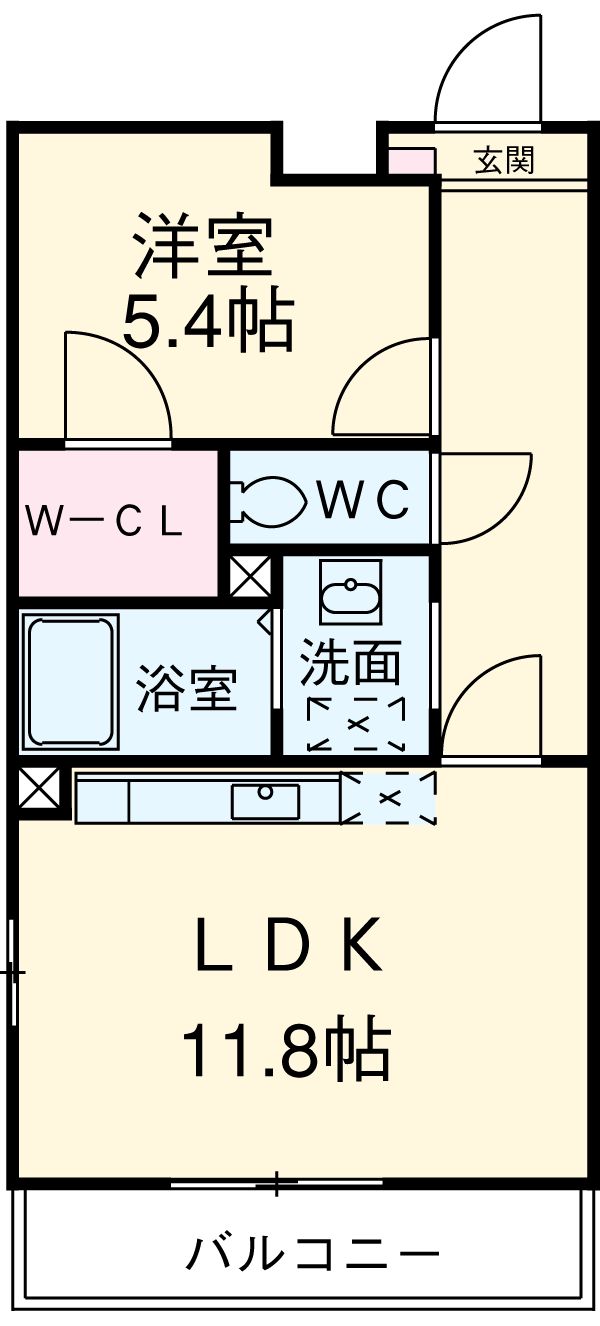ピースフルプレイスの間取り
