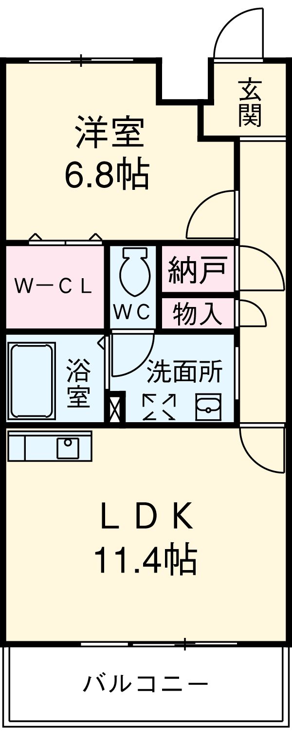 コースマスYMの間取り