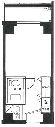 桜台の完工年月(1991年5月)築の賃貸マンションの間取り