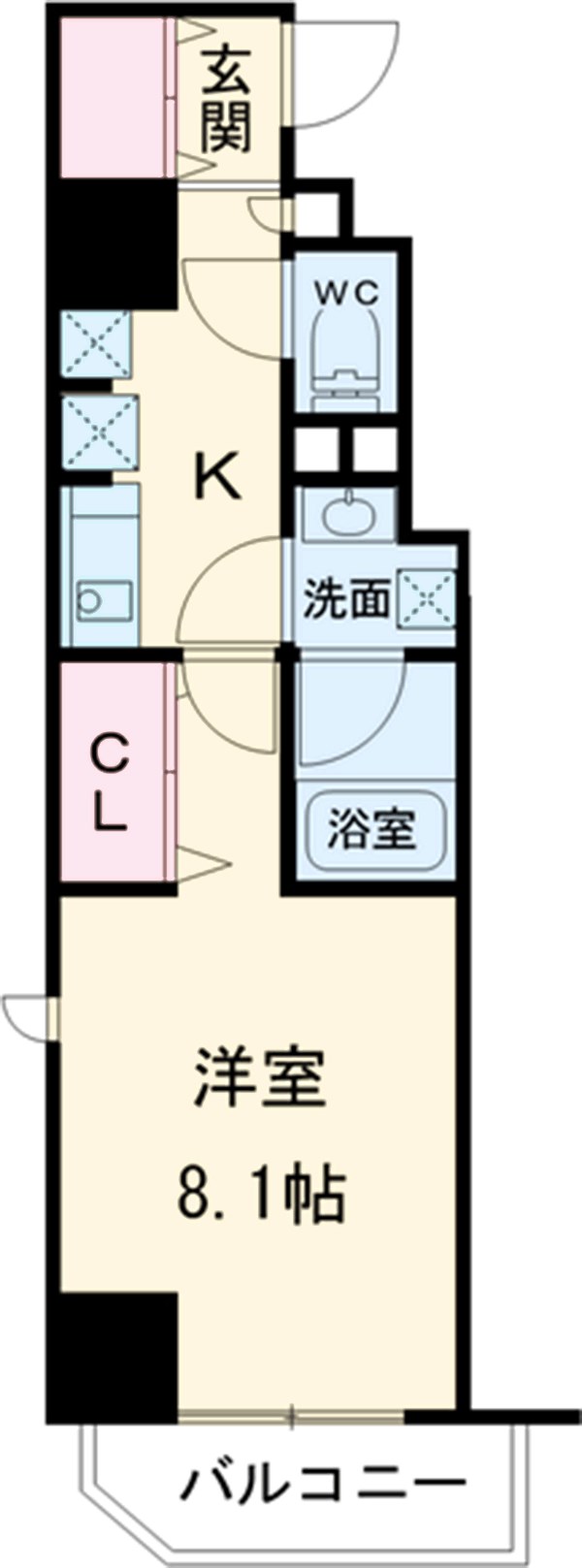 スリーアイランドタワー千種の間取り