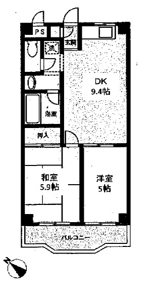 モンテローザ桜台の間取り