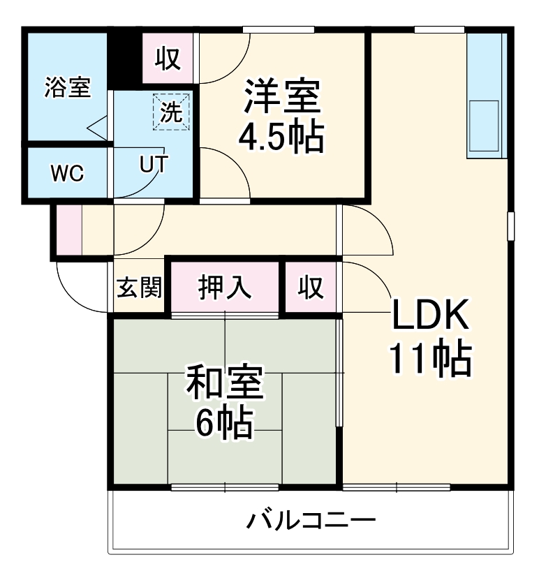 メゾンド・ヤマイチの間取り