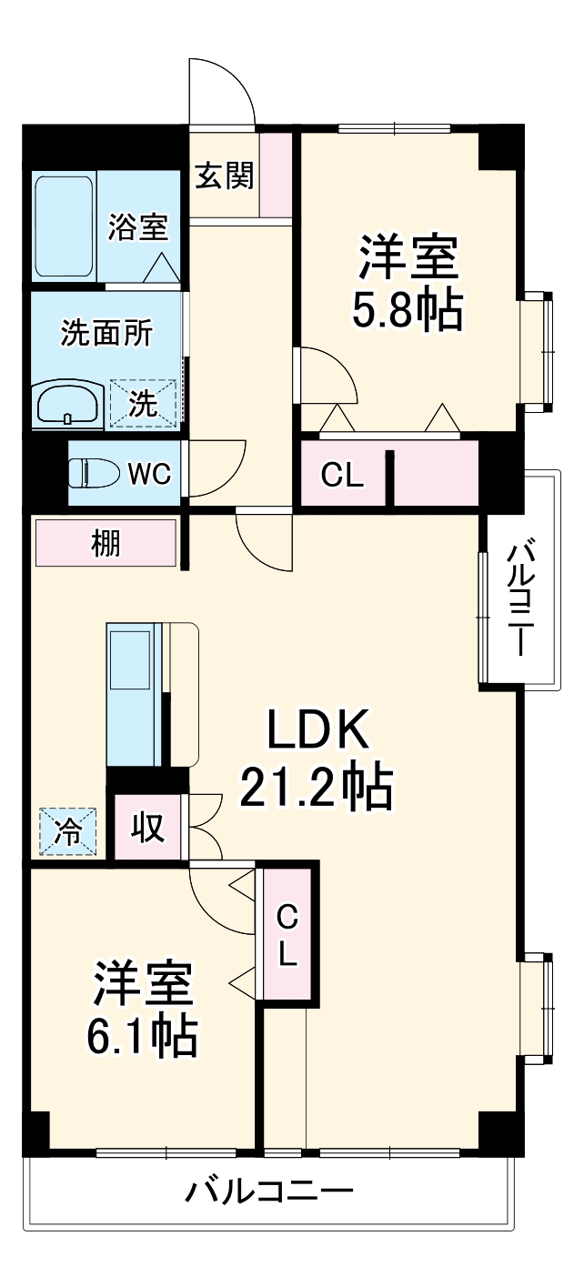 エンポリアム関の間取り