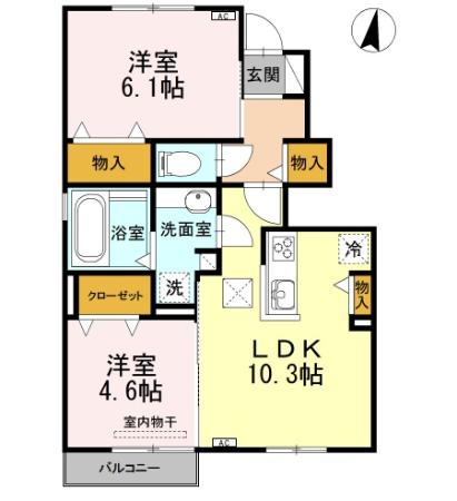 サンライフ原島の間取り