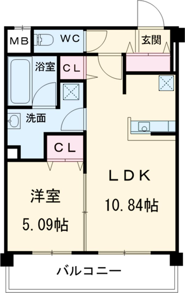 アンタレス府中の間取り