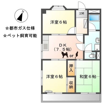 ドエルIMKの間取り